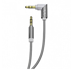 AUX кабель SkyDolphin SR09, 1.5 м., 3.5 мм., Серый