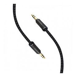 AUX кабель SkyDolphin SR10 Wire, 3,5 мм., 1.5 м., Чорний