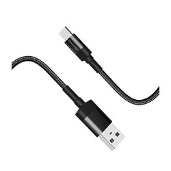 USB кабель Grand-X FC-03, Type-C, 1.0 м., Чорний
