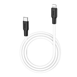 USB кабель Hoco X21 Plus Silicone Apple iPhone SE 2022 / iPhone 14 Pro Max / iPhone 14 Plus / iPhone 14 Pro / iPhone 14 / iPhone 13 Pro / iPhone 13 Mini / iPhone 13 / iPhone 13 Pro Max / iPhone 12 Mini / iPhone 12 Pro Max, Lightning, 1.0 м., Белый
