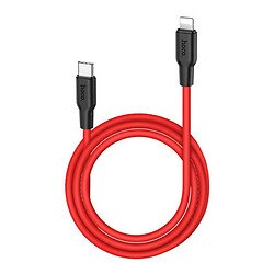 USB кабель Hoco X21 Plus Silicone Apple iPhone SE 2022 / iPhone 14 Pro Max / iPhone 14 Plus / iPhone 14 Pro / iPhone 14 / iPhone 13 Pro / iPhone 13 Mini / iPhone 13 / iPhone 13 Pro Max / iPhone 12 Mini / iPhone 12 Pro Max, Lightning, 1.0 м., Красный