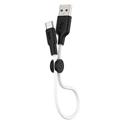 USB кабель Hoco X21 Plus Silicone, Type-C, 1.0 м., Белый