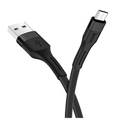 USB кабель Hoco X34 Surpass, MicroUSB, 1.0 м., Чорний