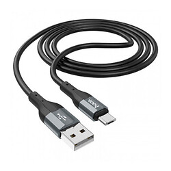 USB кабель Hoco X72, MicroUSB, 1.0 м., Чорний