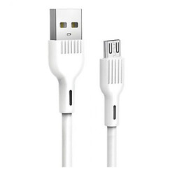 USB кабель SkyDolphin S03V, MicroUSB, 1.0 м., Белый