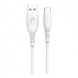 USB кабель SkyDolphin S08T, Type-C, 1.0 м., Белый