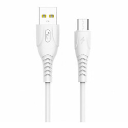 USB кабель SkyDolphin S08V, MicroUSB, 1.0 м., Білий