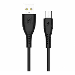 USB кабель SkyDolphin S08V, MicroUSB, 1.0 м., Черный