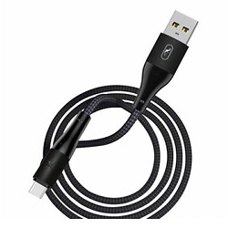 USB кабель SkyDolphin S49T LED Aluminium Alloy, Type-C, 1.0 м., Черный