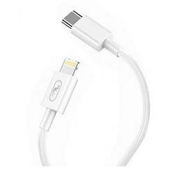 USB кабель SkyDolphin S57L PD Apple iPhone SE 2022 / iPhone 14 Pro Max / iPhone 14 Plus / iPhone 14 Pro / iPhone 14 / iPhone 13 Pro / iPhone 13 Mini / iPhone 13 / iPhone 13 Pro Max / iPhone 12 Mini / iPhone 12 Pro Max, Lightning, 1.0 м., Білий