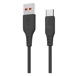 USB кабель SkyDolphin S61T, Type-C, 1.0 м., Чорний