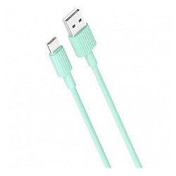 USB кабель XO NB156, Type-C, 1.0 м., Зелений