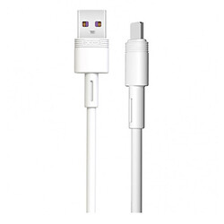 USB кабель XO NBQ166, Type-C, 1.0 м., Білий