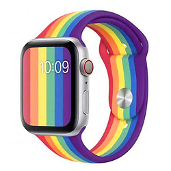 Ремешок Apple Watch 38 / Watch 40, Silicone, Цвет 04, Рисунок