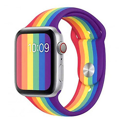 Ремінець Apple Watch 38 / Watch 40, Silicone, Колір 04, Малюнок