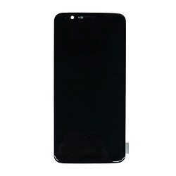 Дисплей (екран) OnePlus 5T, З сенсорним склом, З рамкою, OLED, Чорний
