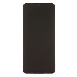 Дисплей (екран) Samsung A127 Galaxy A12, Original (PRC), З сенсорним склом, З рамкою, Чорний