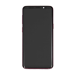 Дисплей (экран) Samsung G960F Galaxy S9, С рамкой, С сенсорным стеклом, Super Amoled, Красный