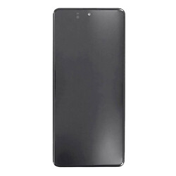 Дисплей (екран) Samsung M536 Galaxy M53, З сенсорним склом, З рамкою, Super Amoled, Чорний