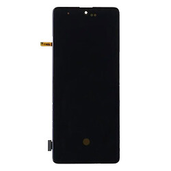 Дисплей (екран) Samsung N770 Galaxy Note 10 Lite, З сенсорним склом, Без рамки, Super Amoled, Чорний