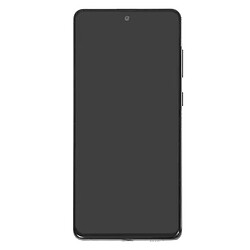 Дисплей (екран) Samsung N770 Galaxy Note 10 Lite, З сенсорним склом, З рамкою, Amoled, Чорний
