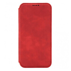 Чехол (книжка) Apple iPhone 12 Mini, Fitow Leather Case, Красный