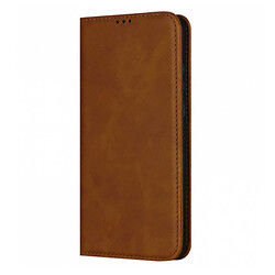 Чехол (книжка) Samsung A025 Galaxy A02S / M025 Galaxy M02s, Leather Case Fold, Коричневый