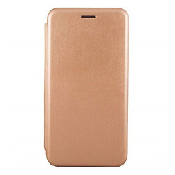 Чехол (книжка) LG M400 Stylus 3, Premium Leather, Золотой