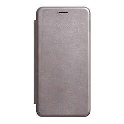 Чехол (книжка) Samsung A035 Galaxy A03, Premium Leather, Серый