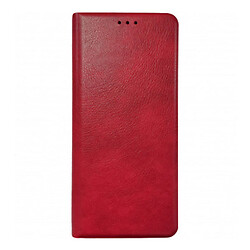 Чехол (книжка) Tecno Spark 7, Premium Leather, Красный