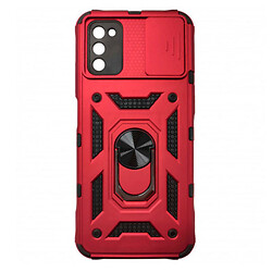 Чехол (накладка) Samsung A037 Galaxy A03s, Armor Magnet CamShield, Красный