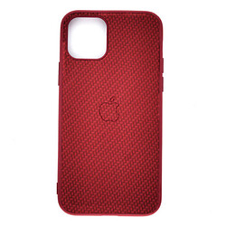 Чохол (накладка) Apple iPhone 11 Pro Max, Carbon, Бордовий