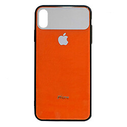 Чехол (накладка) Apple iPhone XS Max, Glass Classic, Оранжевый