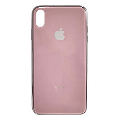 Чохол (накладка) Apple iPhone XS Max, Glass Classic, Рожевий