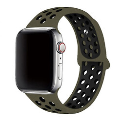 Ремінець Apple Watch 38 / Watch 40, Nike, Зелений З Чорним, Зелений