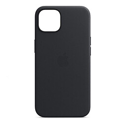 Чохол (накладка) Apple iPhone 13 Pro, Leather Case Color, Чорний