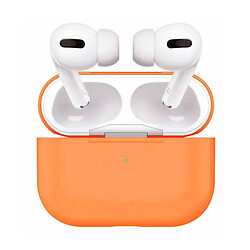 Чохол (накладка) Apple AirPods Pro, Silicone Classic Case, Помаранчевий