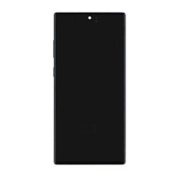 Дисплей (екран) Samsung N975 Galaxy Note 10 Plus, З сенсорним склом, З рамкою, Amoled, Чорний