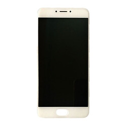 Дисплей (экран) Meizu MX6, Original (100%), С сенсорным стеклом, С рамкой, Белый