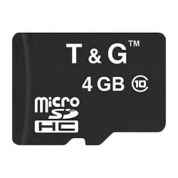Карта памяти microSDHC T&G Class 10, 4 Гб.