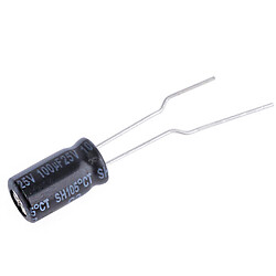Электролитический конденсатор 100uF 25V SH 6x11mm 105°C (SH025M0100AZS-0611-Yageo)