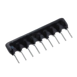 Резисторна збірка 68 Ohm 2% 9P 8R (SIP09G680A-Hitano)