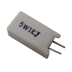 Резистор 1 kOhm 5W 5% з радіальними виводами (SQM50JB-1KR)