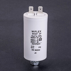 Конденсатор 12uF 450VAC, ±10% O35 x 65мм винт М8, (I15KV612K-B) (пусковой)