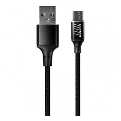 USB кабель Profit QY-03, MicroUSB, 1.0 м., Чорний