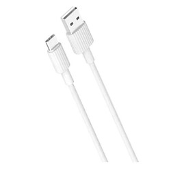 USB кабель XO NB156, Type-C, 1.0 м., Білий