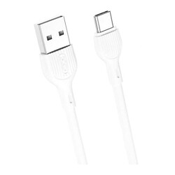 USB кабель XO NB200, Type-C, 1.0 м., Білий