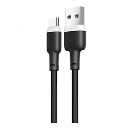 USB кабель XO NB208 Liquid Silicone, Type-C, 1.0 м., Чорний