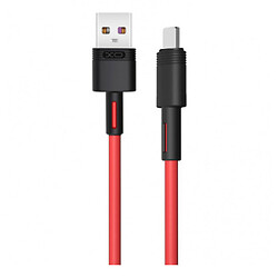 USB кабель XO NBQ166, Type-C, 1.0 м., Красный