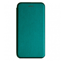 Чехол (книжка) Samsung A015 Galaxy A01 / M015 Galaxy M01, Premium Leather, Зеленый
